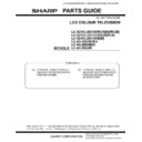 Sharp LC-52LE831E (serv.man10) Parts Guide