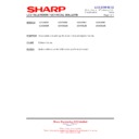 Sharp LC-52X20E (serv.man22) Technical Bulletin
