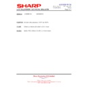 Sharp LC-52XD1E (serv.man26) Technical Bulletin