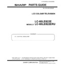 Sharp LC-60LE822E (serv.man16) Parts Guide