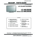 Sharp LC-60LE925E (serv.man21) Parts Guide