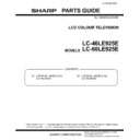 Sharp LC-60LE925E (serv.man6) Service Manual