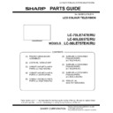 Sharp LC-80LE657EN (serv.man4) Parts Guide