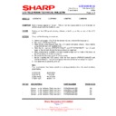 Sharp LC-M3700 (serv.man33) Technical Bulletin