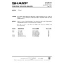 Sharp VT-3700H (serv.man49) Technical Bulletin