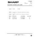 Sharp VT-3700H (serv.man50) Technical Bulletin