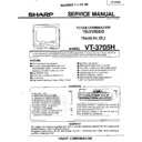 Sharp VT-3705H (serv.man3) Service Manual