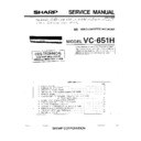 Sharp VC-651H (serv.man2) Service Manual