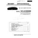 Sharp VC-A105HM (serv.man2) Service Manual