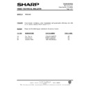Sharp VC-A105HM (serv.man25) Technical Bulletin