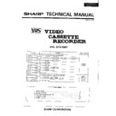 Sharp VC-A105HM Service Manual
