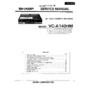 Sharp VC-A140HM Service Manual