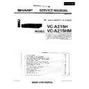 Sharp VC-A215HM (serv.man2) Service Manual