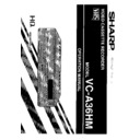 Sharp VC-A36HM (serv.man19) User Guide / Operation Manual