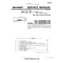 Sharp VC-A39HM Service Manual