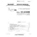 Sharp VC-A45HM Service Manual