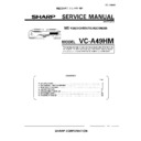 Sharp VC-A49HM (serv.man10) User Guide / Operation Manual