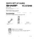 Sharp VC-A72HM (serv.man18) User Guide / Operation Manual