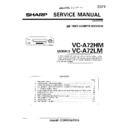 Sharp VC-A72HM Service Manual