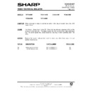 Sharp VC-D805H (serv.man19) Technical Bulletin