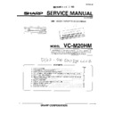 Sharp VC-M20HM Service Manual