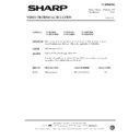 Sharp VC-M27HM (serv.man33) Technical Bulletin