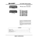 Sharp VC-M302HM Service Manual