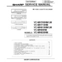 Sharp VC-MH705 (serv.man3) Service Manual