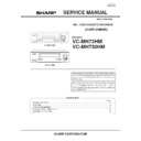 Sharp VC-MH73HM Service Manual