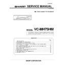 Sharp VC-MH75 (serv.man2) Service Manual