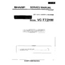 Sharp VC-T72H Service Manual