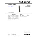 Sony AVJ-X77, SSX-VX77F Service Manual