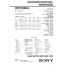 Sony BDV-N5200W Service Manual