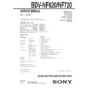 Sony BDV-NF620 Service Manual