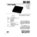 Sony BM-880 Service Manual