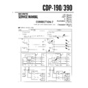 Sony CDP-190, CDP-390 Service Manual