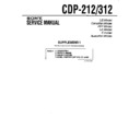 cdp-212, cdp-312 (serv.man2) service manual