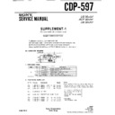 Sony CDP-597 (serv.man2) Service Manual