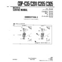 Sony CDP-C201, CDP-C205, CDP-C305, CDP-C35 (serv.man3) Service Manual