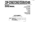 Sony CDP-C250Z, CDP-C350Z, CDP-CE305, CDP-CE405 Service Manual