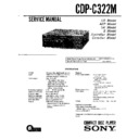 Sony CDP-C322M, LBT-A10K, LBT-A20K, LBT-D2220, LBT-D307, LBT-D307CD (serv.man2) Service Manual