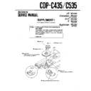 Sony CDP-C435, CDP-C535 (serv.man2) Service Manual