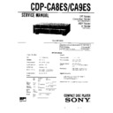 Sony CDP-CA8ES, CDP-CA9ES Service Manual