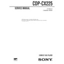 cdp-cx225 service manual