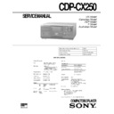 cdp-cx250 service manual