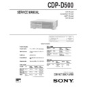 cdp-d500 service manual
