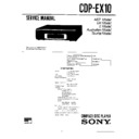 Sony CDP-EX10, MHC-EX10AV, MHC-EX5, MHC-EX7, MHC-EX9AV Service Manual