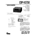 Sony CDP-H1750, CDP-H3750, FH-E705C, MHC-2750, MHC-3750 Service Manual
