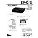 Sony CDP-H3700, FH-E757, MHC-2700, MHC-3700 (serv.man2) Service Manual