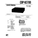 Sony CDP-H3700, FH-E757, MHC-2700, MHC-3700 Service Manual
